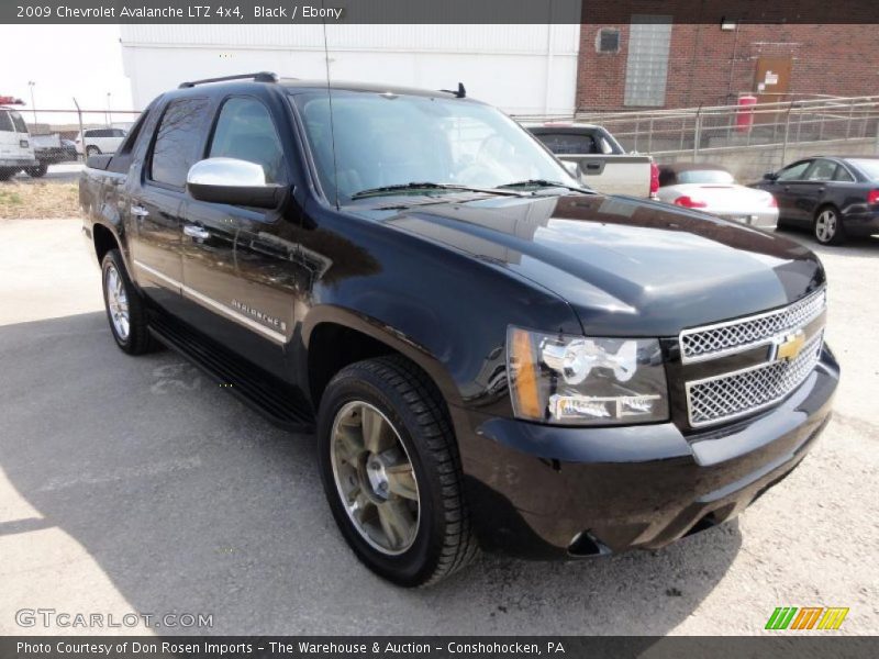 Black / Ebony 2009 Chevrolet Avalanche LTZ 4x4