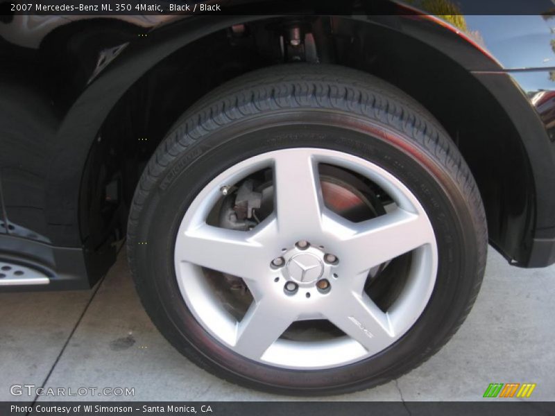 Black / Black 2007 Mercedes-Benz ML 350 4Matic