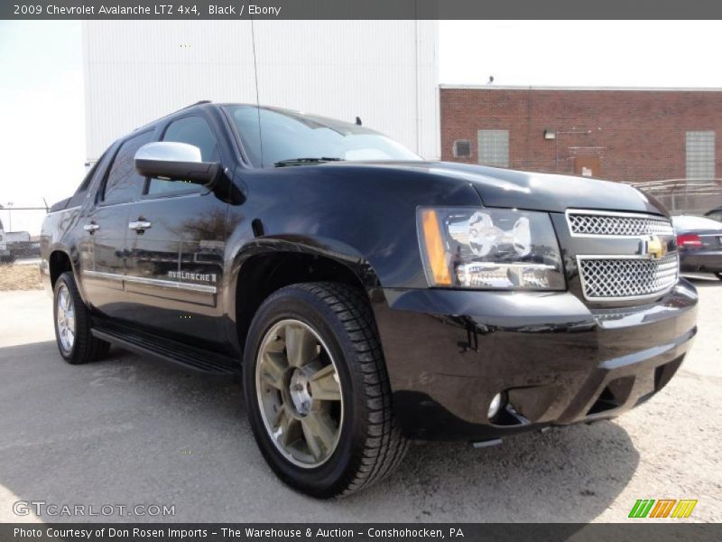 Black / Ebony 2009 Chevrolet Avalanche LTZ 4x4