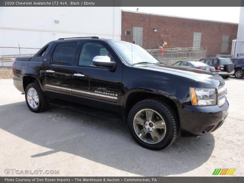 Black / Ebony 2009 Chevrolet Avalanche LTZ 4x4