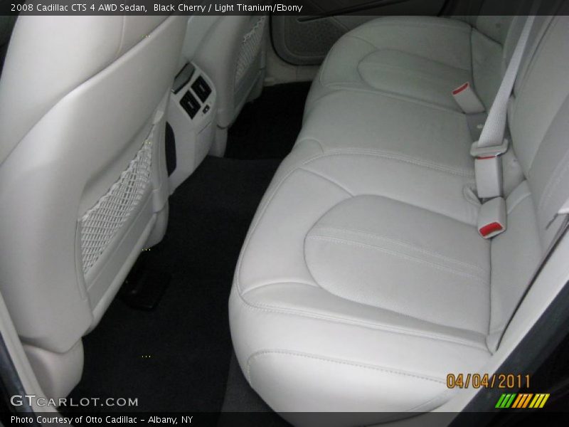 Black Cherry / Light Titanium/Ebony 2008 Cadillac CTS 4 AWD Sedan