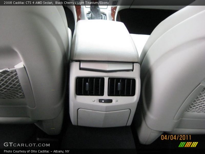 Black Cherry / Light Titanium/Ebony 2008 Cadillac CTS 4 AWD Sedan