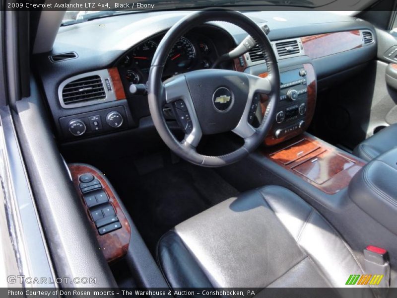 Black / Ebony 2009 Chevrolet Avalanche LTZ 4x4