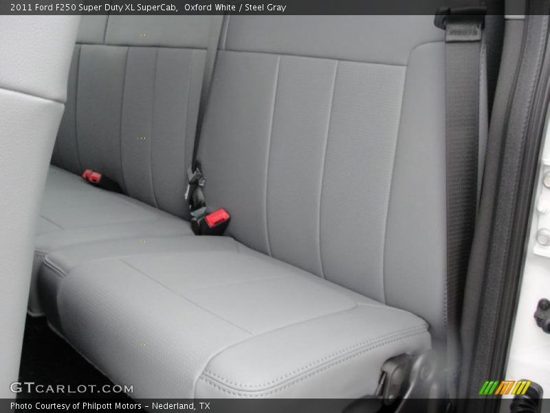 Oxford White / Steel Gray 2011 Ford F250 Super Duty XL SuperCab