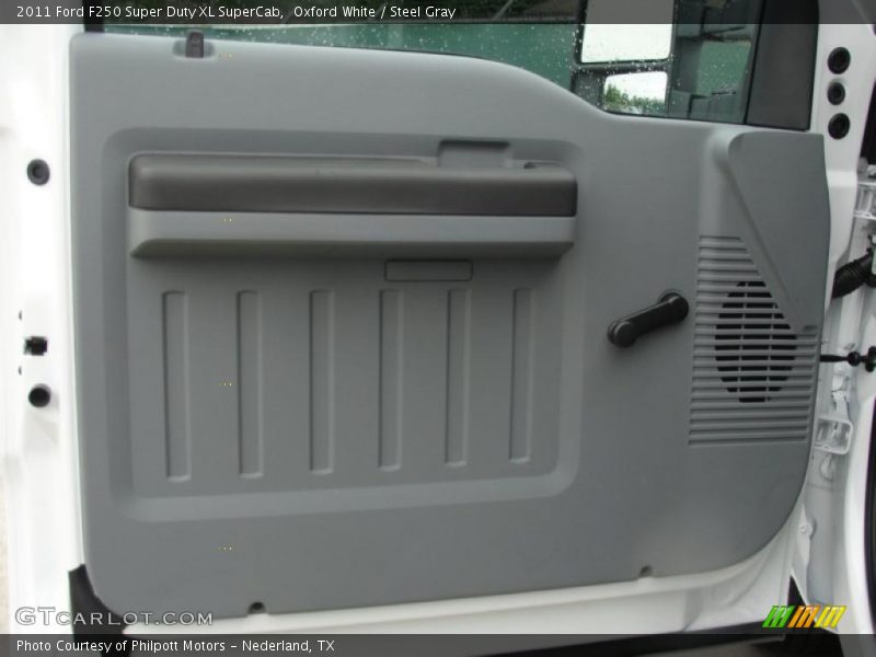 Oxford White / Steel Gray 2011 Ford F250 Super Duty XL SuperCab