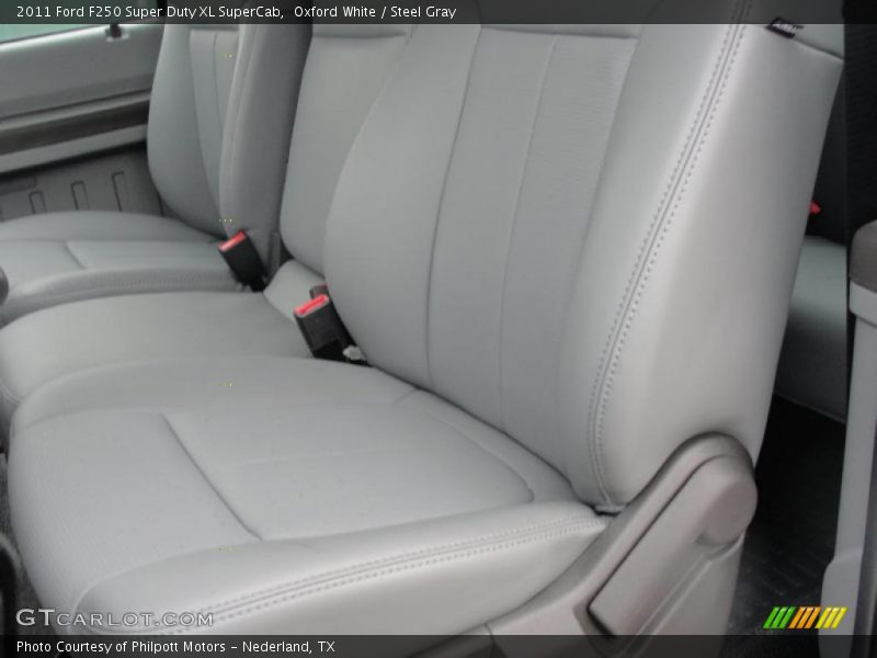 Oxford White / Steel Gray 2011 Ford F250 Super Duty XL SuperCab