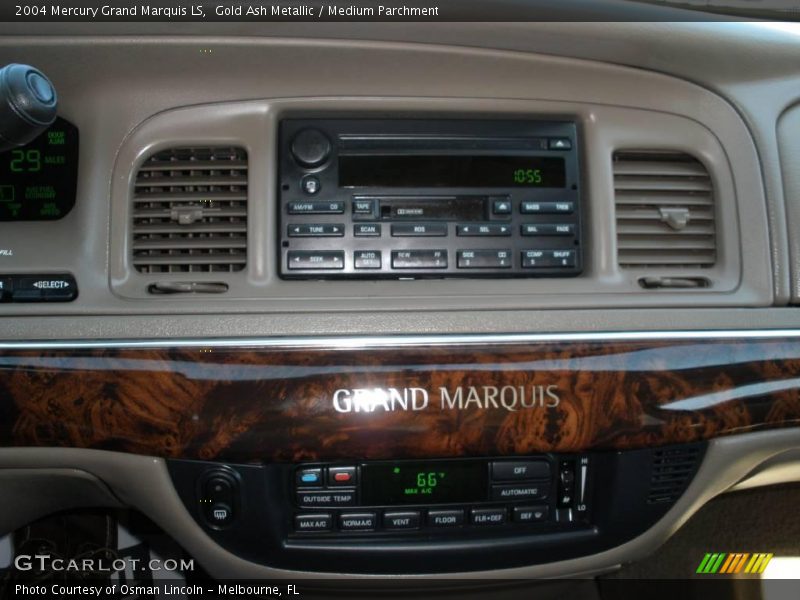 Gold Ash Metallic / Medium Parchment 2004 Mercury Grand Marquis LS