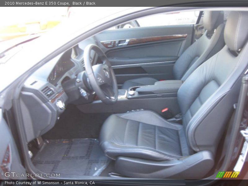 Black / Black 2010 Mercedes-Benz E 350 Coupe