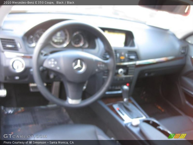 Black / Black 2010 Mercedes-Benz E 350 Coupe