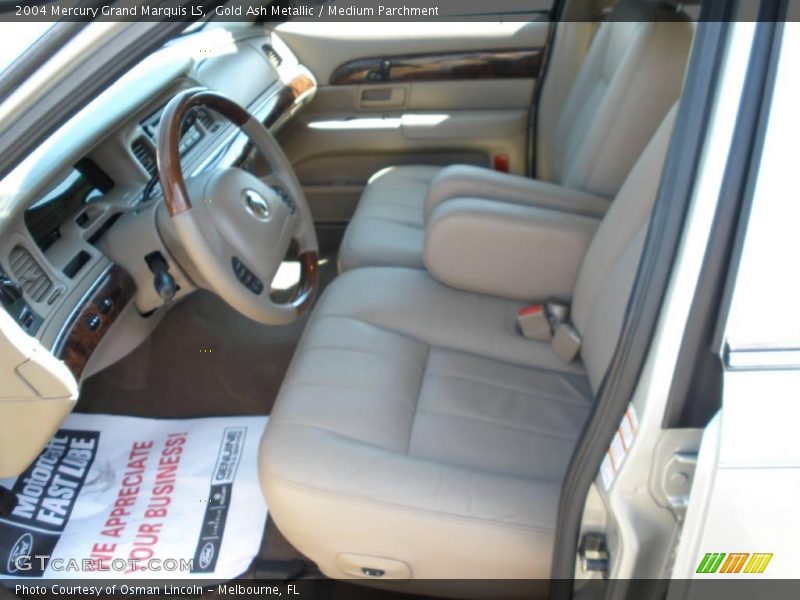 Gold Ash Metallic / Medium Parchment 2004 Mercury Grand Marquis LS
