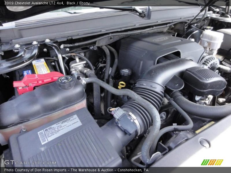  2009 Avalanche LTZ 4x4 Engine - 5.3 Liter Flex-Fuel OHV 16-Valve Vortec V8