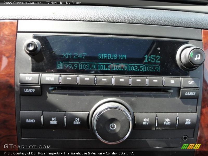 Controls of 2009 Avalanche LTZ 4x4