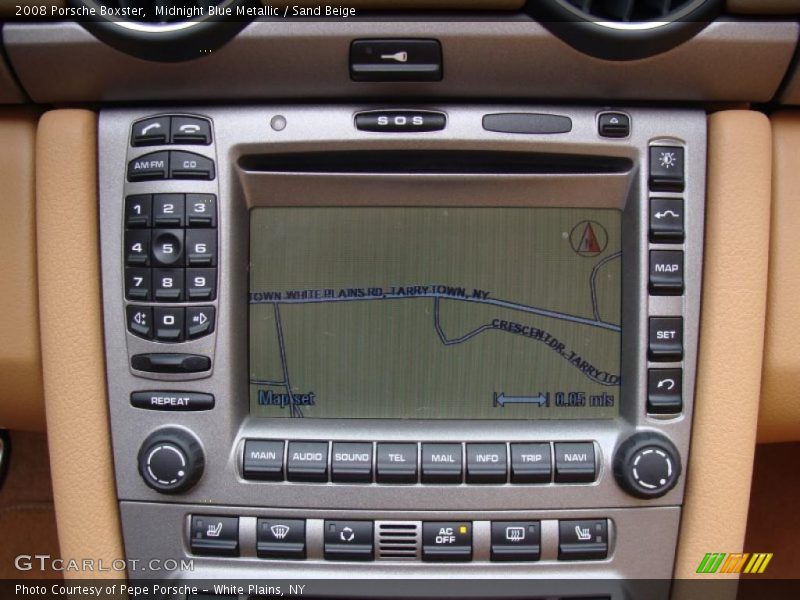 Navigation of 2008 Boxster 