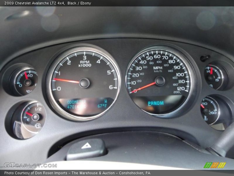  2009 Avalanche LTZ 4x4 LTZ 4x4 Gauges
