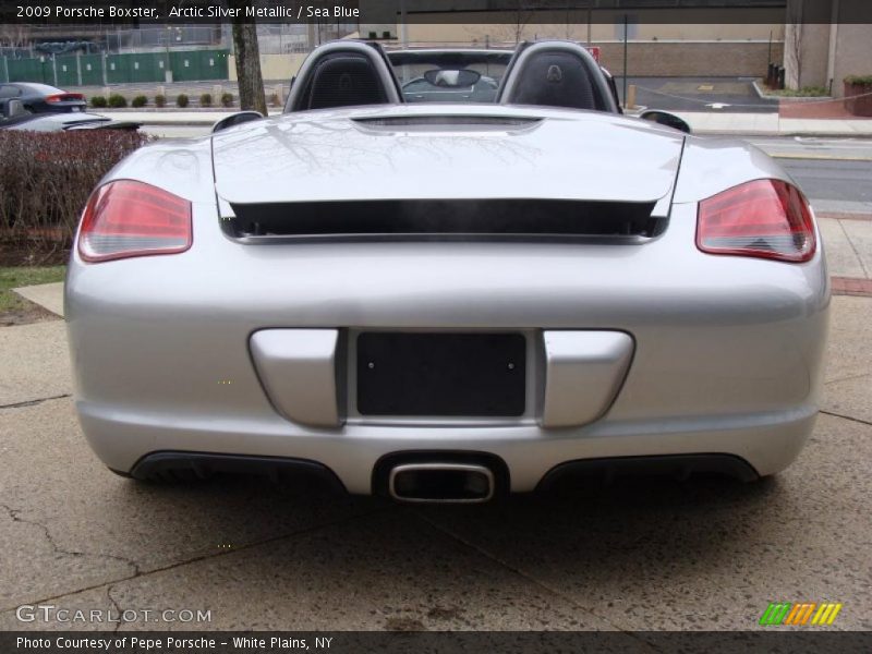Arctic Silver Metallic / Sea Blue 2009 Porsche Boxster
