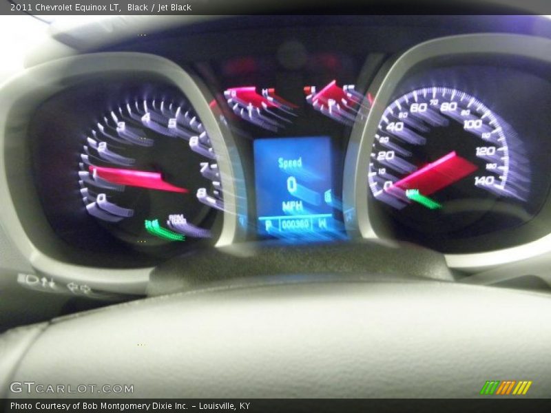 Black / Jet Black 2011 Chevrolet Equinox LT