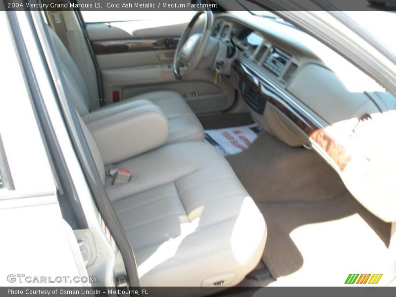 Gold Ash Metallic / Medium Parchment 2004 Mercury Grand Marquis LS