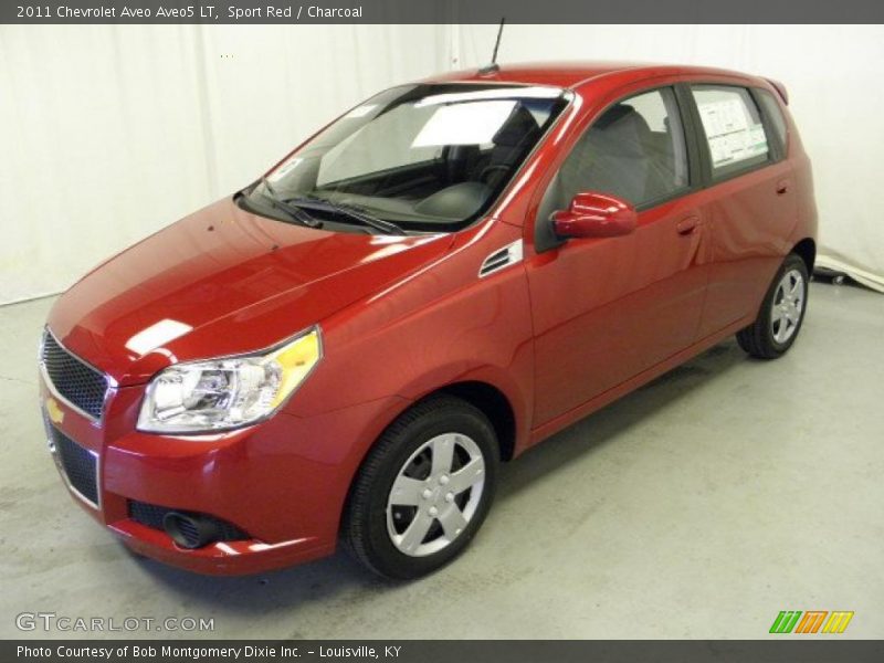 Sport Red / Charcoal 2011 Chevrolet Aveo Aveo5 LT