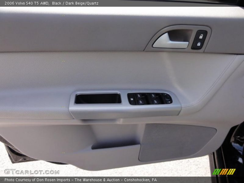 Black / Dark Beige/Quartz 2006 Volvo S40 T5 AWD