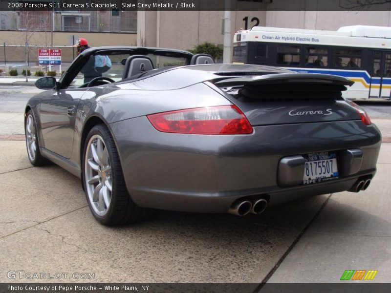 Slate Grey Metallic / Black 2008 Porsche 911 Carrera S Cabriolet