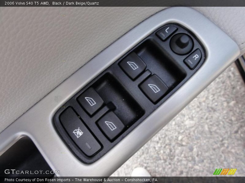 Black / Dark Beige/Quartz 2006 Volvo S40 T5 AWD