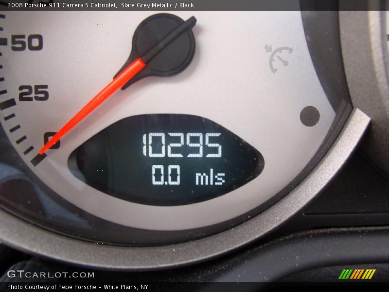 Slate Grey Metallic / Black 2008 Porsche 911 Carrera S Cabriolet