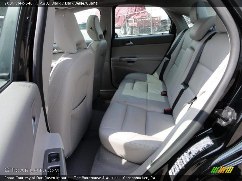 Black / Dark Beige/Quartz 2006 Volvo S40 T5 AWD