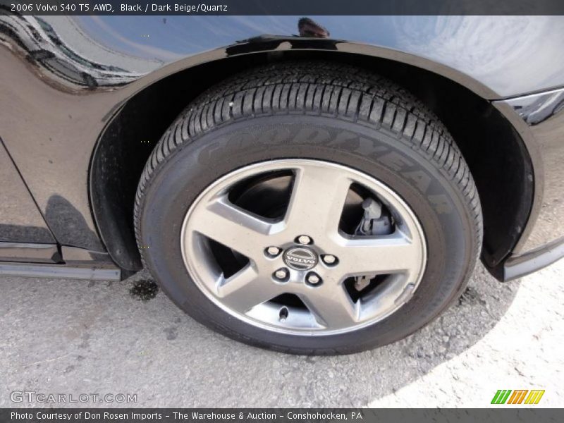 Black / Dark Beige/Quartz 2006 Volvo S40 T5 AWD