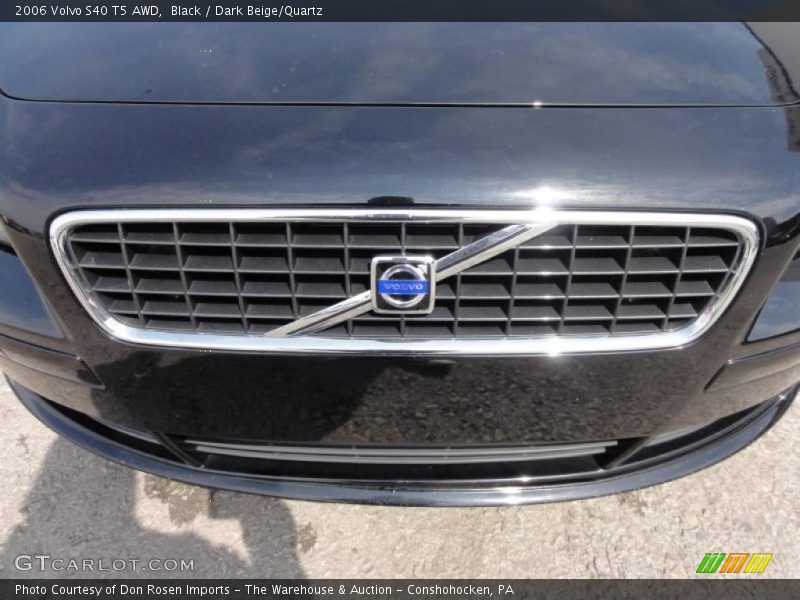 Black / Dark Beige/Quartz 2006 Volvo S40 T5 AWD