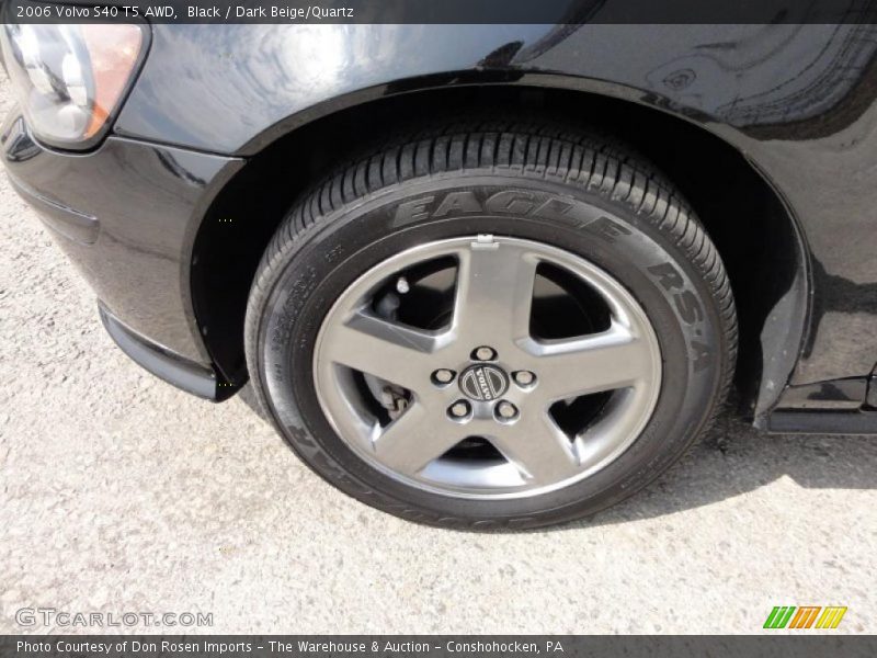 Black / Dark Beige/Quartz 2006 Volvo S40 T5 AWD