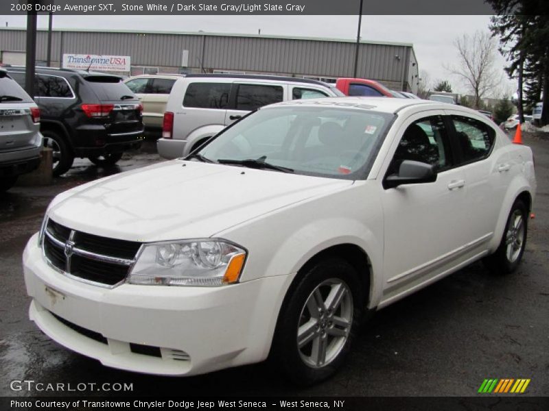 Stone White / Dark Slate Gray/Light Slate Gray 2008 Dodge Avenger SXT