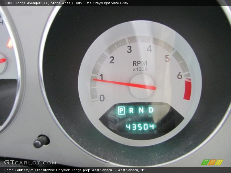Stone White / Dark Slate Gray/Light Slate Gray 2008 Dodge Avenger SXT