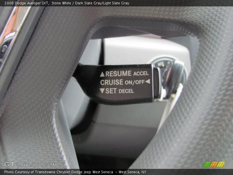 Stone White / Dark Slate Gray/Light Slate Gray 2008 Dodge Avenger SXT