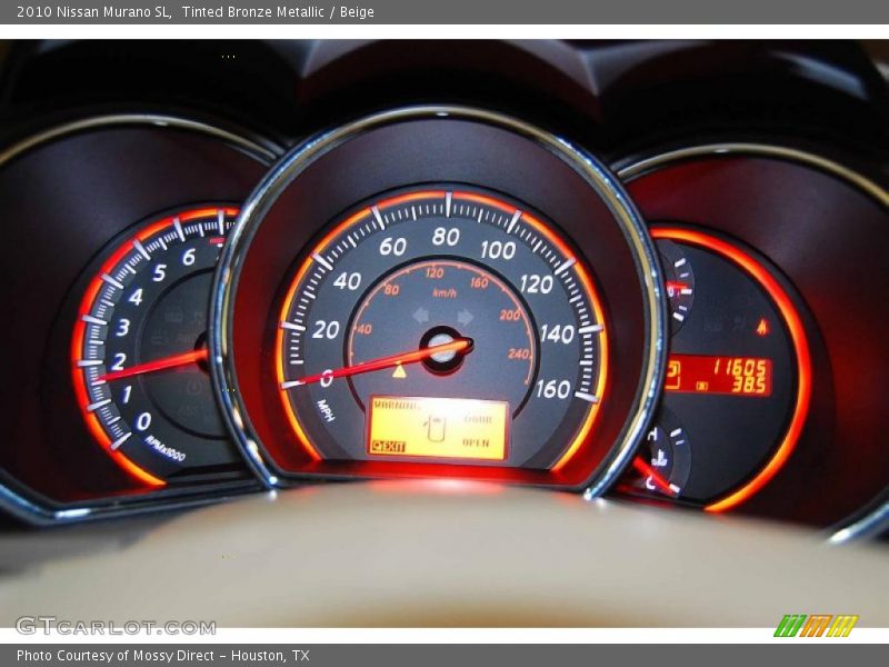 Tinted Bronze Metallic / Beige 2010 Nissan Murano SL