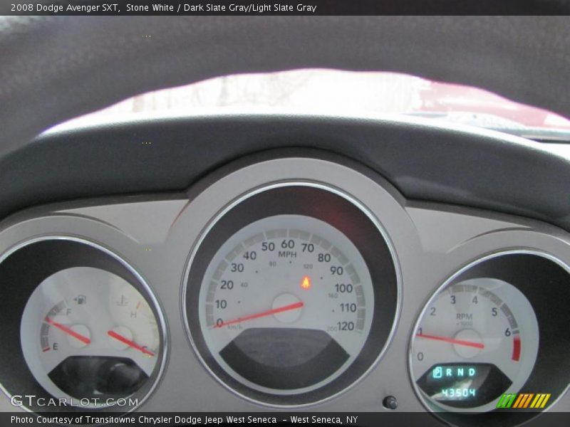 Stone White / Dark Slate Gray/Light Slate Gray 2008 Dodge Avenger SXT