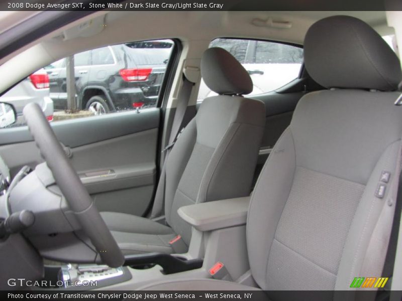 Stone White / Dark Slate Gray/Light Slate Gray 2008 Dodge Avenger SXT