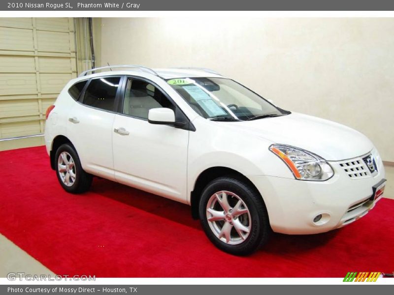 Phantom White / Gray 2010 Nissan Rogue SL