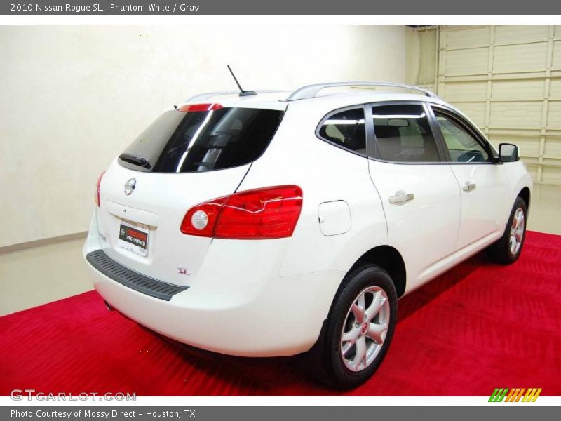 Phantom White / Gray 2010 Nissan Rogue SL