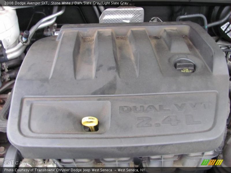 Stone White / Dark Slate Gray/Light Slate Gray 2008 Dodge Avenger SXT
