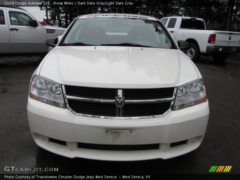 Stone White / Dark Slate Gray/Light Slate Gray 2008 Dodge Avenger SXT