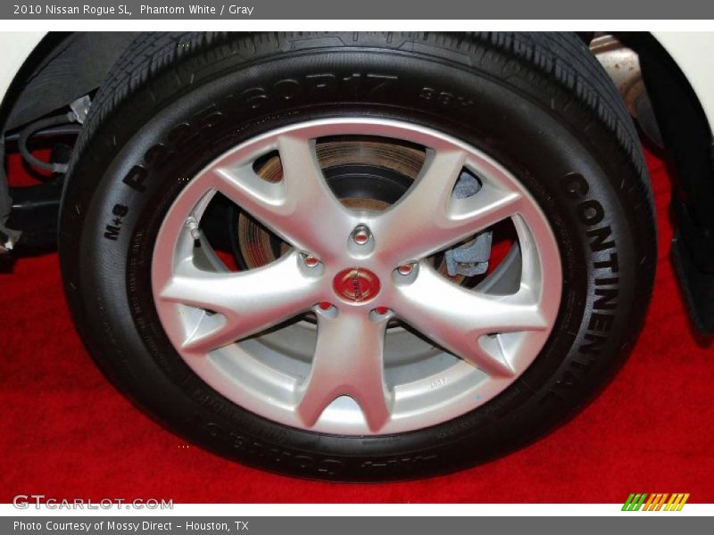 Phantom White / Gray 2010 Nissan Rogue SL
