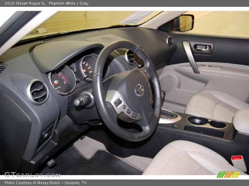 Phantom White / Gray 2010 Nissan Rogue SL