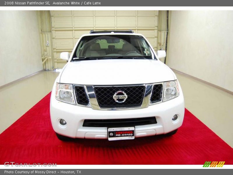 Avalanche White / Cafe Latte 2008 Nissan Pathfinder SE