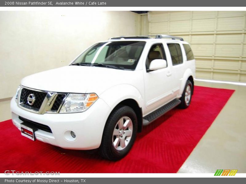 Avalanche White / Cafe Latte 2008 Nissan Pathfinder SE