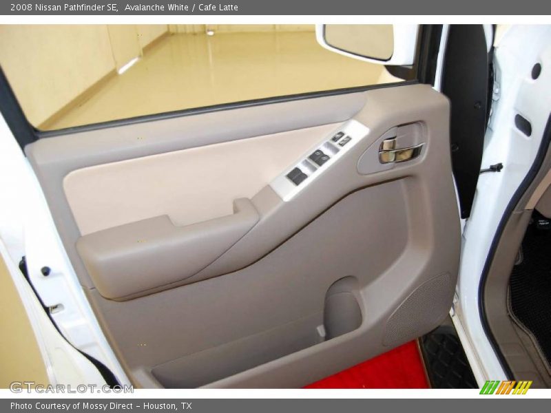 Avalanche White / Cafe Latte 2008 Nissan Pathfinder SE