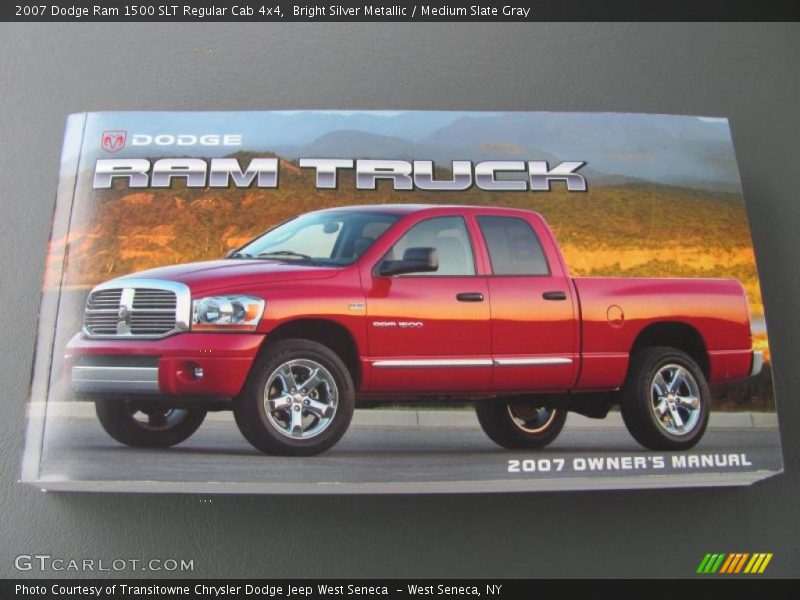 Bright Silver Metallic / Medium Slate Gray 2007 Dodge Ram 1500 SLT Regular Cab 4x4