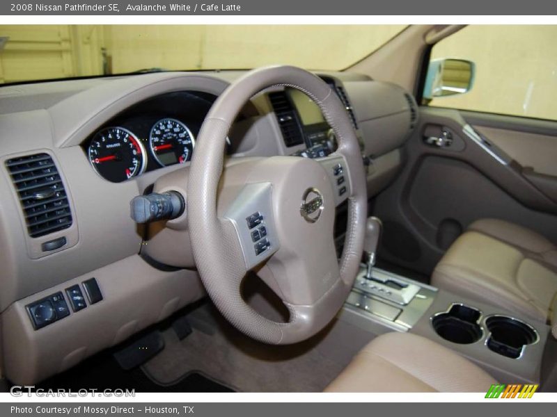 Avalanche White / Cafe Latte 2008 Nissan Pathfinder SE