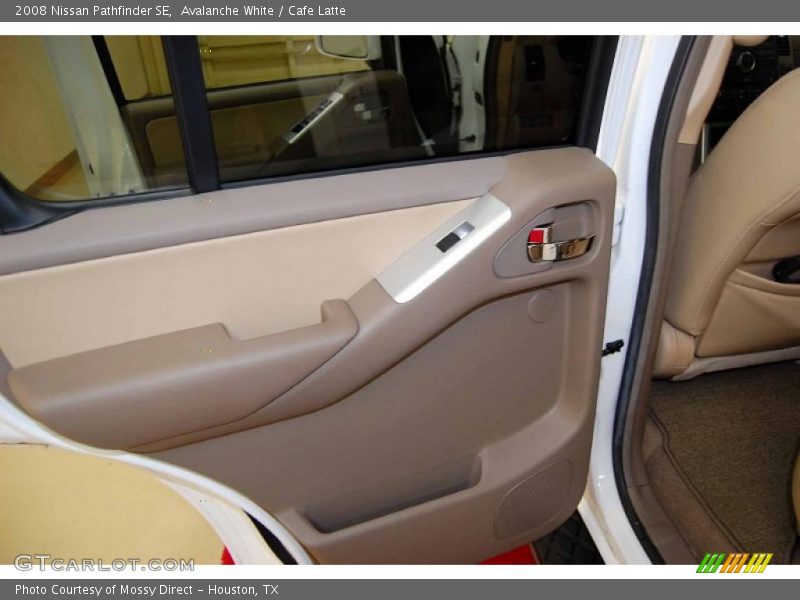 Avalanche White / Cafe Latte 2008 Nissan Pathfinder SE
