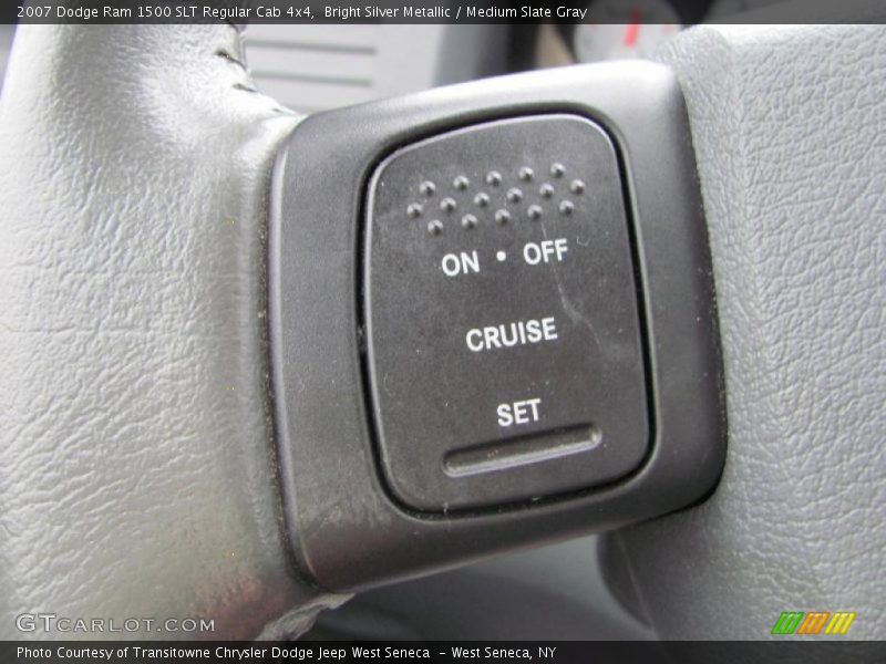 Bright Silver Metallic / Medium Slate Gray 2007 Dodge Ram 1500 SLT Regular Cab 4x4
