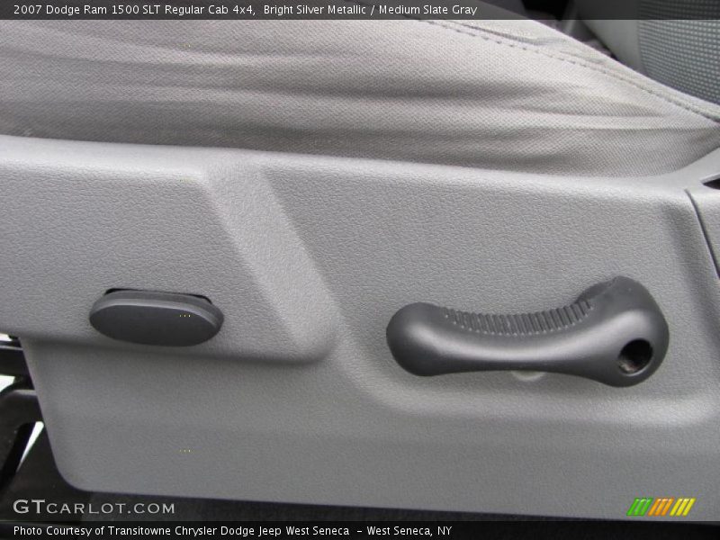 Bright Silver Metallic / Medium Slate Gray 2007 Dodge Ram 1500 SLT Regular Cab 4x4